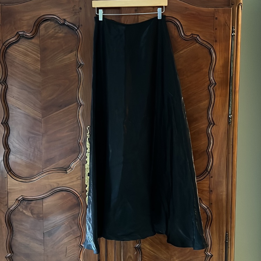 Early 2000s Scott McClintock Black Formal Skirt Size 6